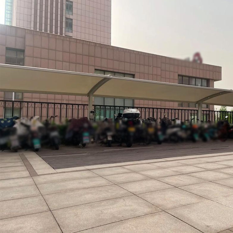 中卫膜结构电动车棚