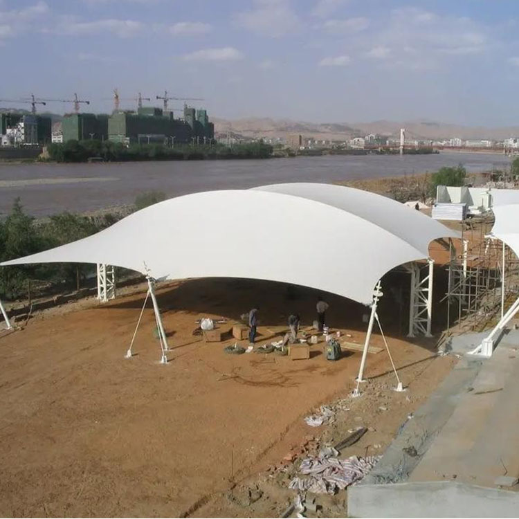 中卫膜结构汽车棚